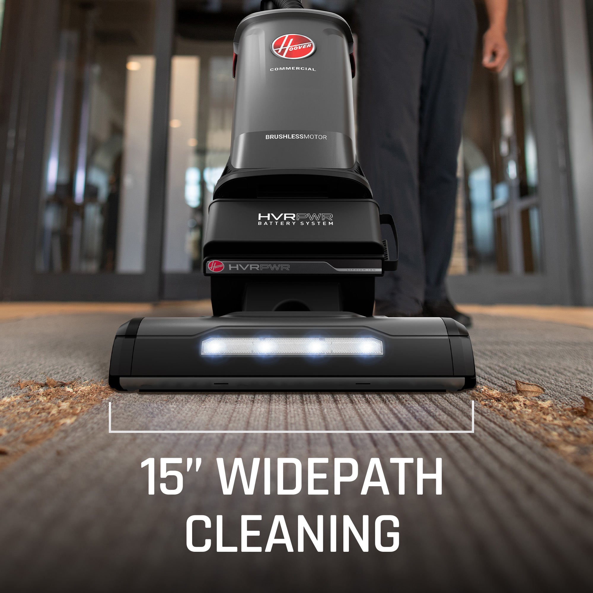 Hoover Commercial HVRPWR 15 40V Upright with Tools - Kitted - Image 11
